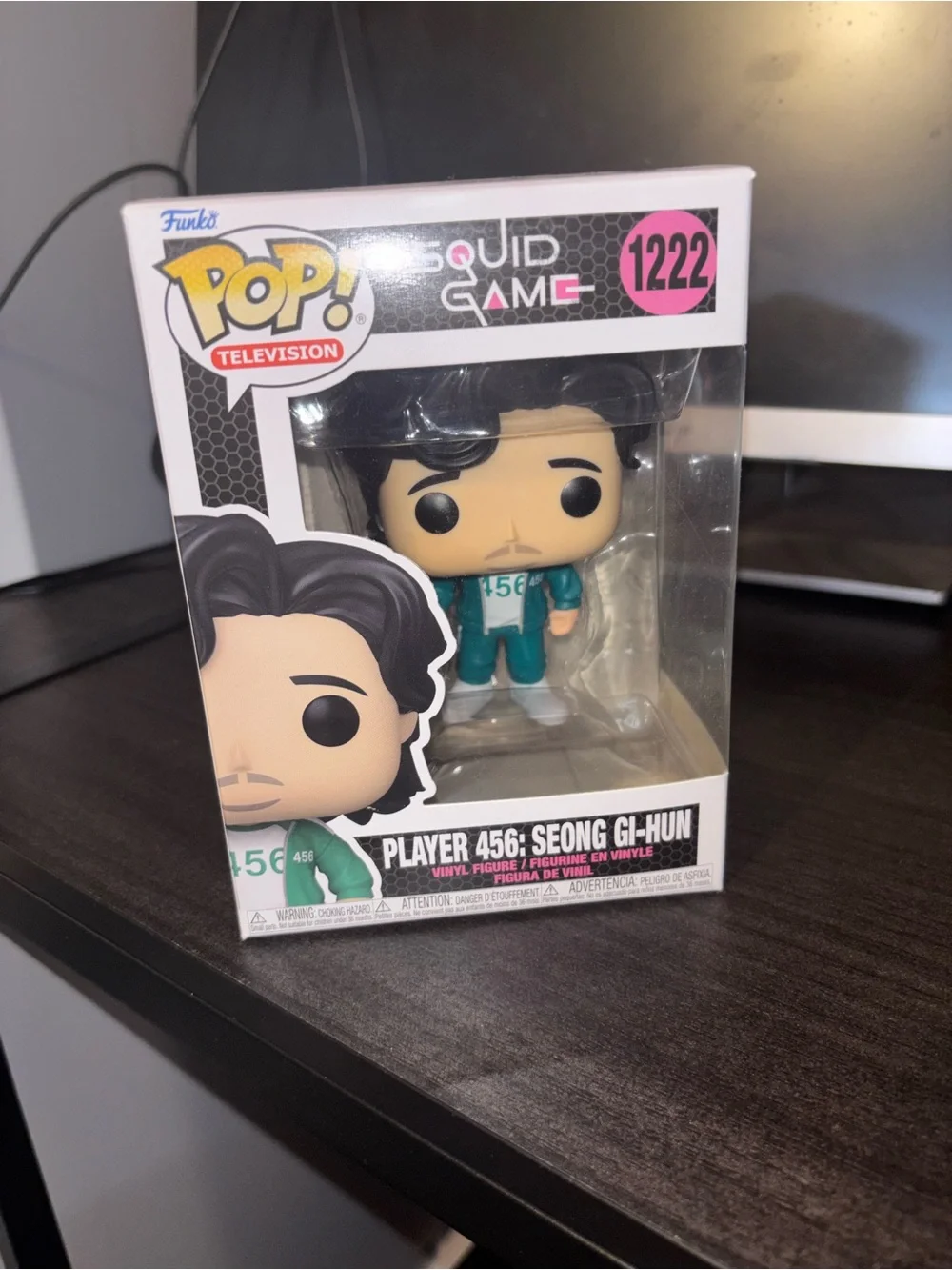 Funko Pop! Squid Game Player 456 Vinyl Figure - Teal and Black